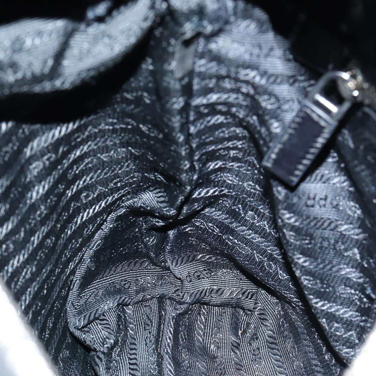 Prada Convertible Zip Tote Tessuto with Leather, BLACK, NYLON, Tote bag