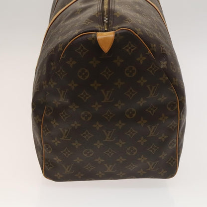 Louis Vuitton Keepall Bag Monogram Canvas, BROWN, CANVAS, Travel bag