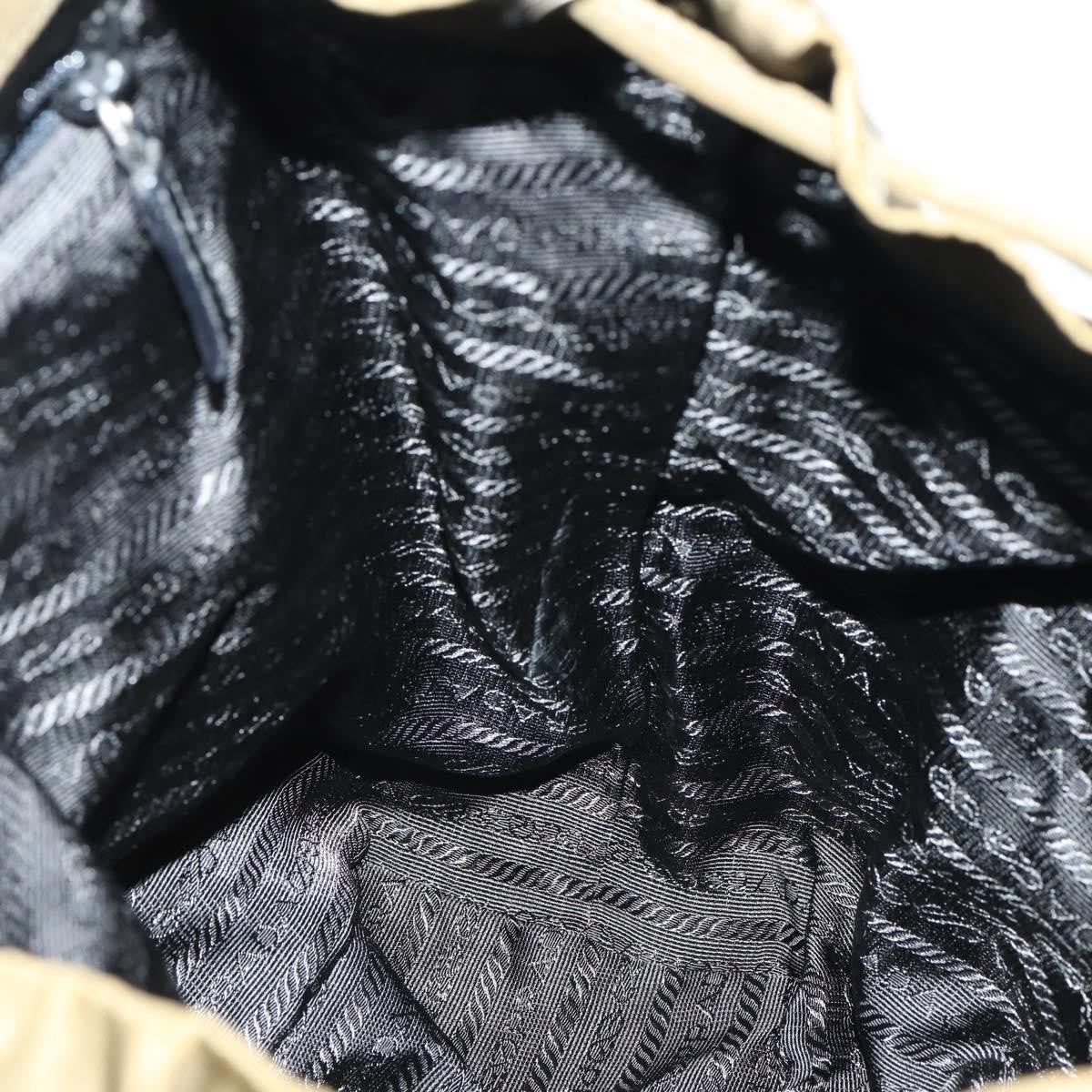 Prada Double Front Pocket Backpack Tessuto, KHAKI, NYLON, Backpack