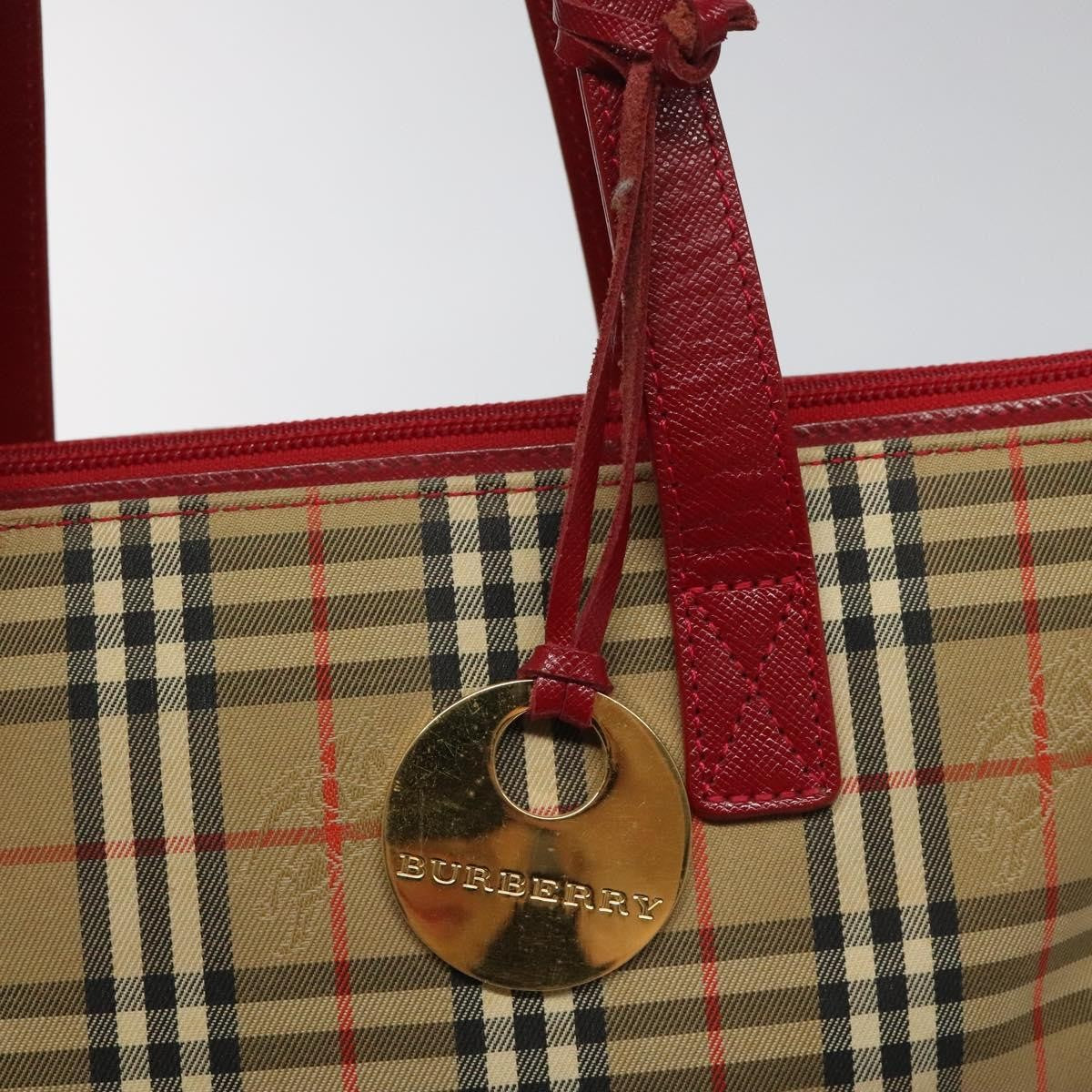 Burberry Nova Check Handbag Nova Check Canvas, BEIGE, CANVAS, Handbag