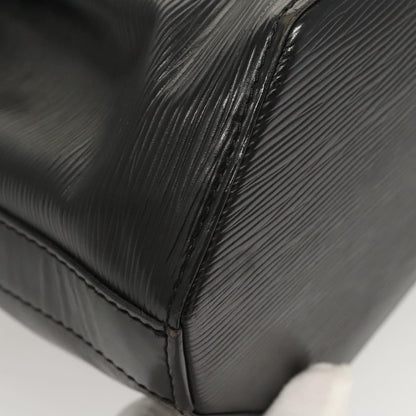 Louis Vuitton Vintage Sac d'Epaule Handbag Epi Leather, BLACK, LEATHER, Handbag