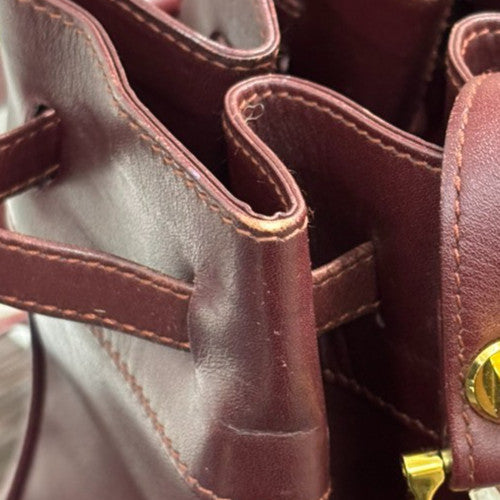 cartier Must de cartier bag Leather, RED, LEATHER, Shoulder bag