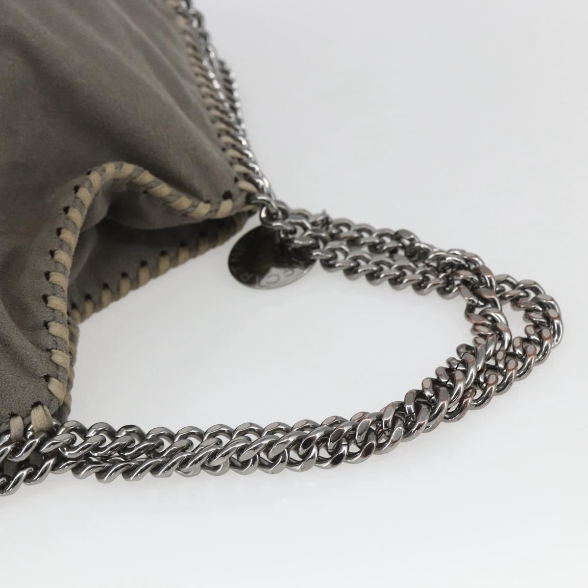 Stella McCartney Falabella Tote Shaggy Deer, GRAY, POLYESTER, Shoulder bag
