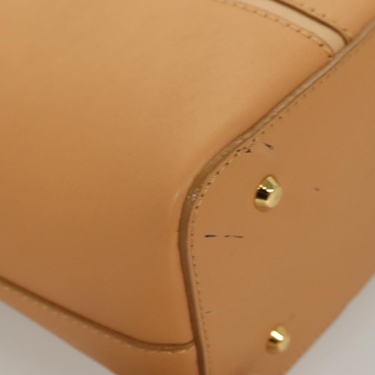 Burberry Handle Tote Leather, BEIGE, LEATHER, Tote bag