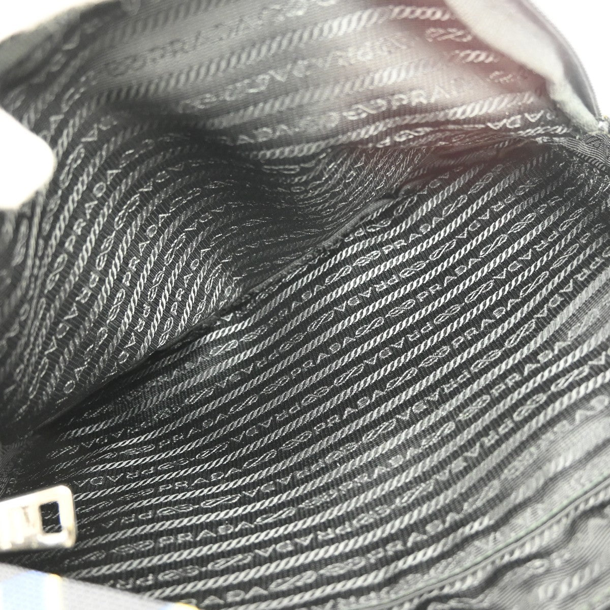 Prada Vintage Backpack Canvas, BLACK, CANVAS, Backpack