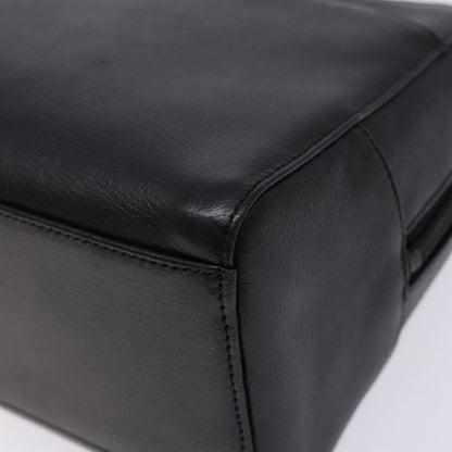 Burberry Vintage Handbag Leather, BLACK, LEATHER, Handbag