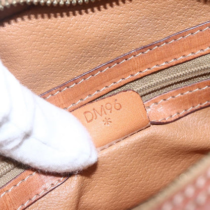 Celine Vintage Macadam Shoulder Bag Canvas and Leather, BROWN, CANVAS, Shoulder bag