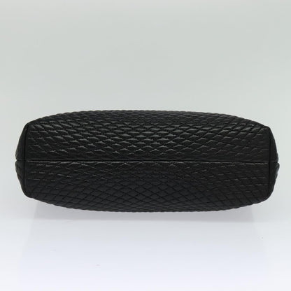 Bally Vintage Handbag Quilted Leather, BLACK, LEATHER, Handbag