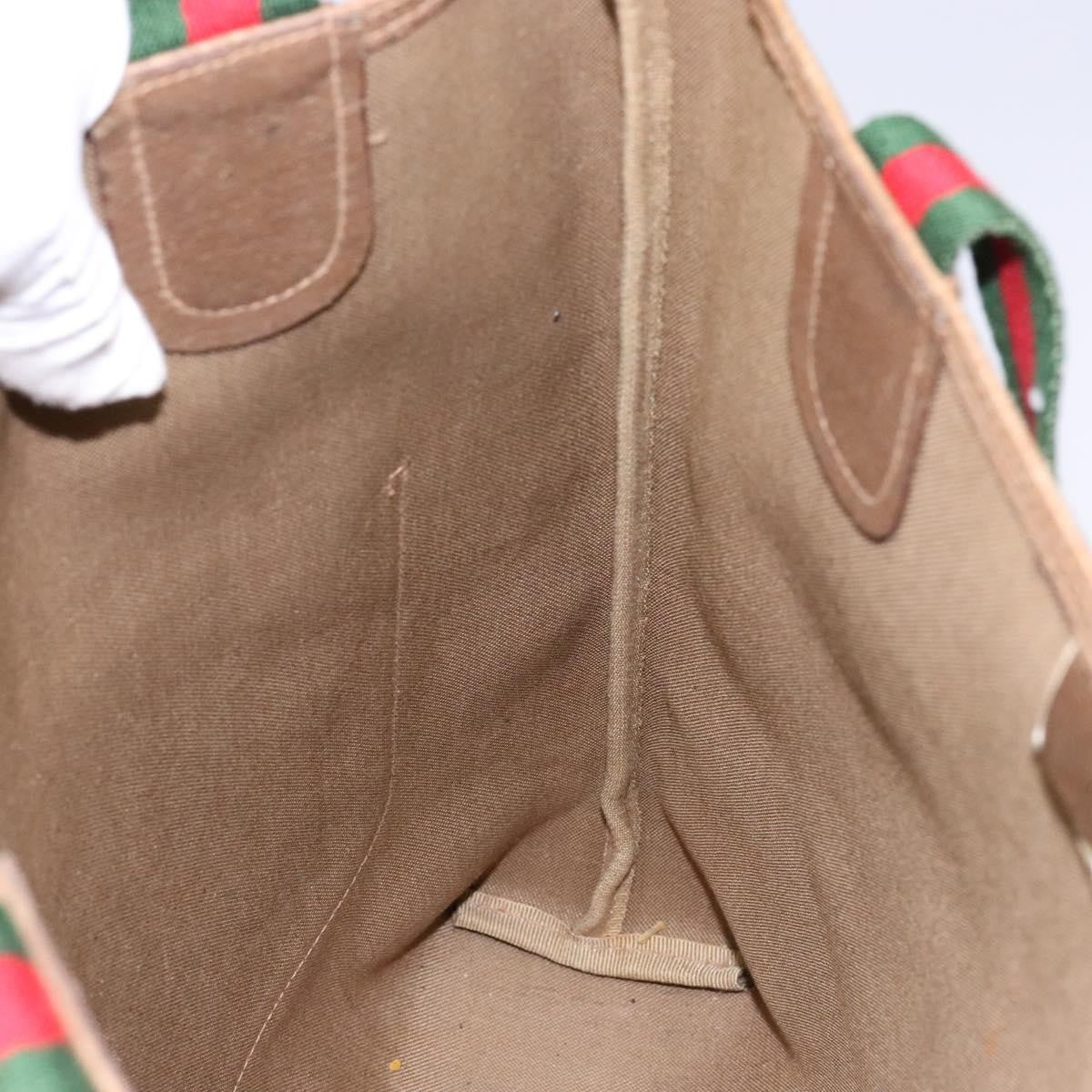 Gucci Ophidia Front Pocket Shopper Tote GG Coated Canvas, Beige, Canvas, Tote Bag