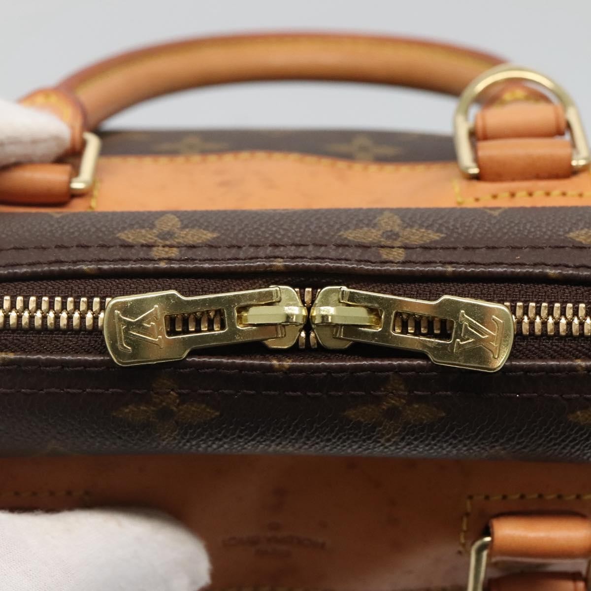 Louis Vuitton Deauville Handbag Monogram Canvas, BROWN, CANVAS, Handbag