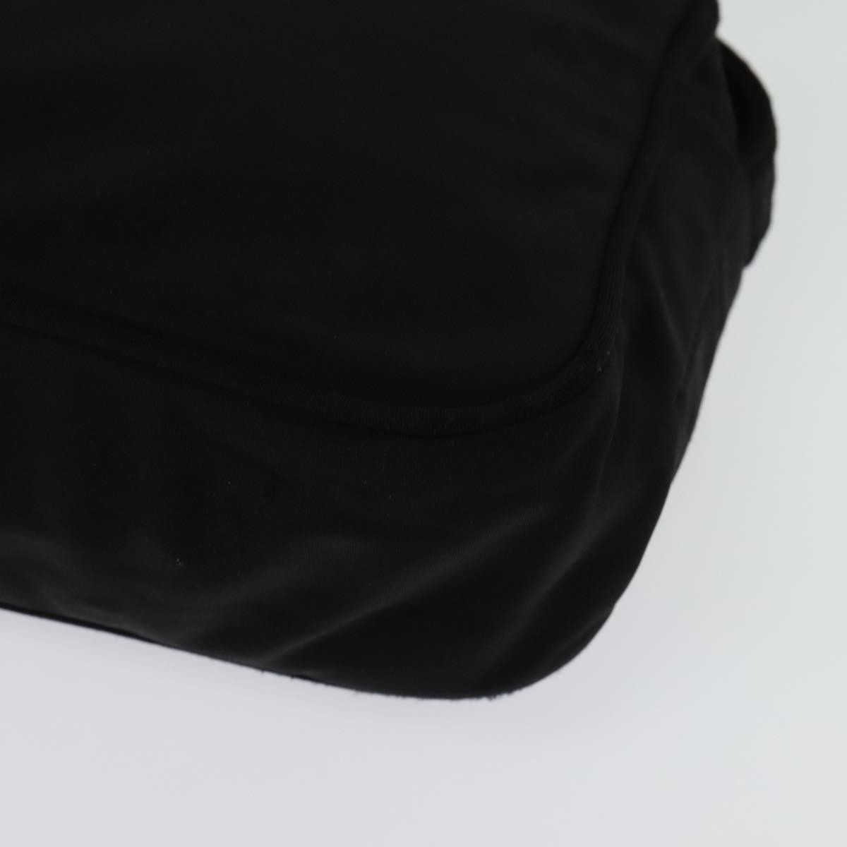 Miu Miu Zip Shoulder Bag Nylon, BLACK, NYLON, Shoulder bag