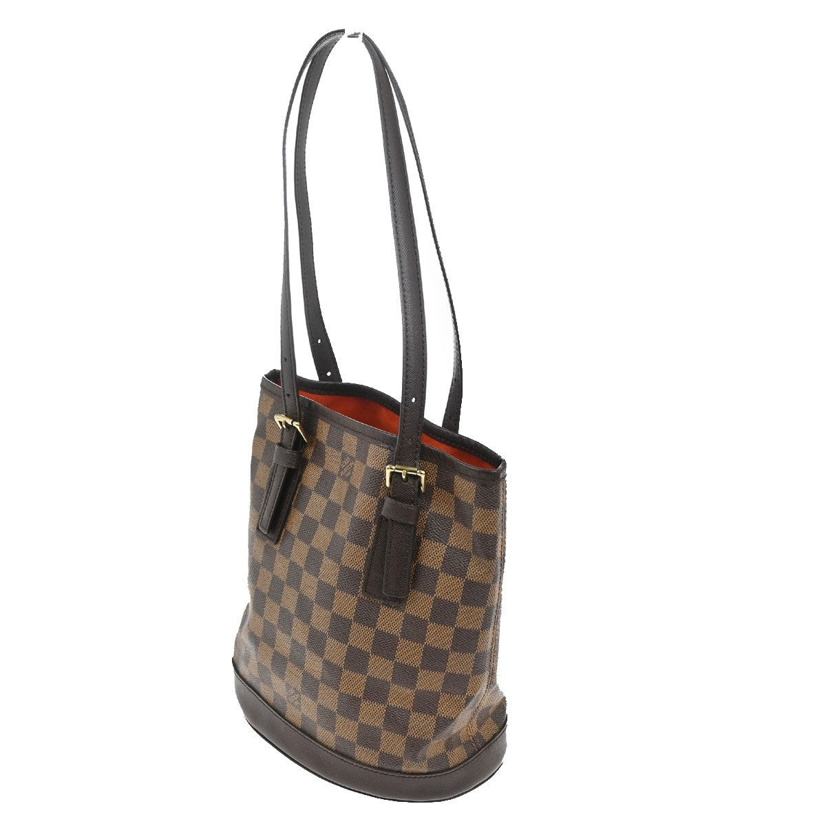 Louis Vuitton Marais Bucket Bag Damier, Brown, Leather, Shoulder Bag