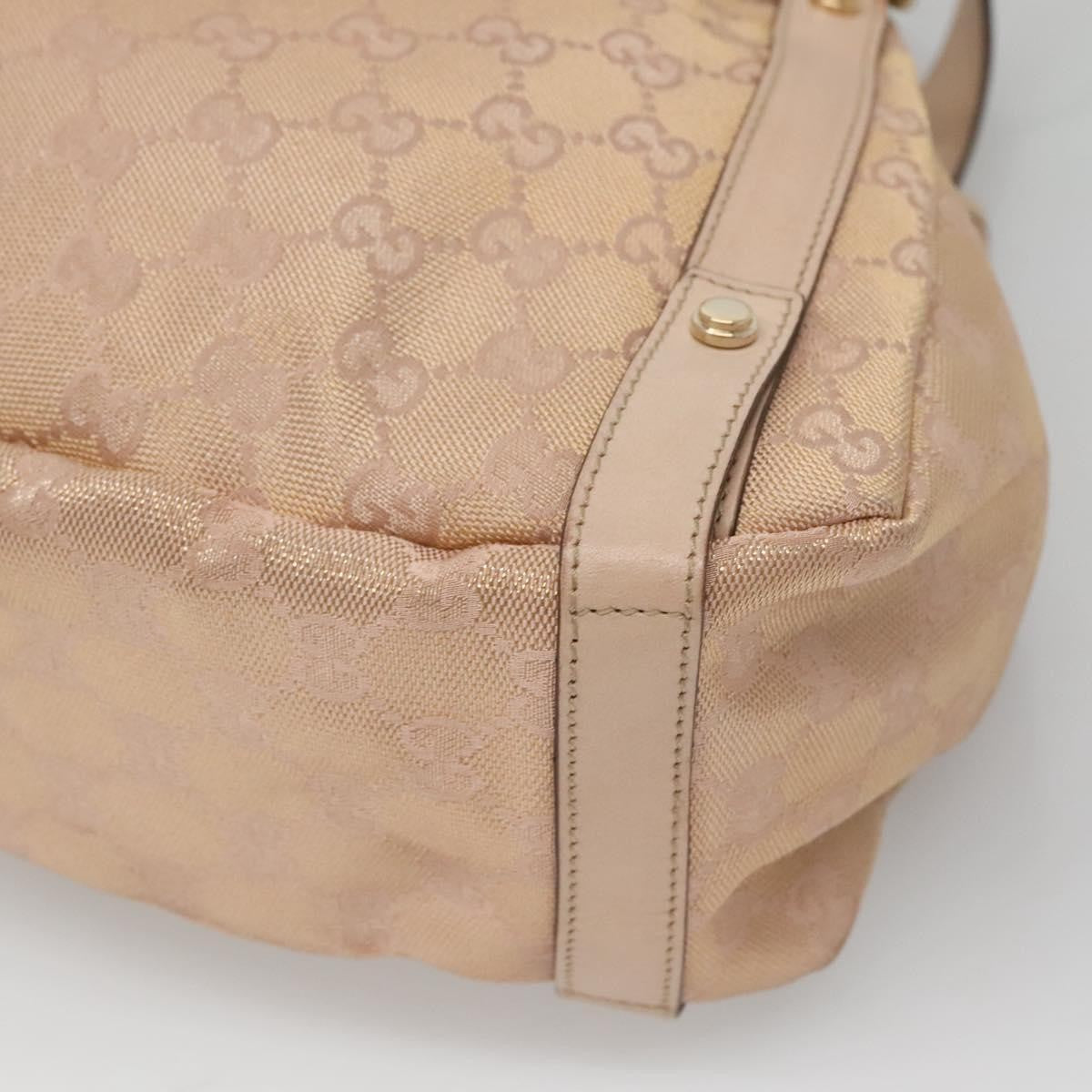 Gucci Abbey Shoulder Bag GG Canvas, BEIGE, CANVAS, Tote bag