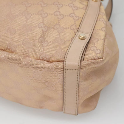 Gucci Abbey Shoulder Bag GG Canvas, BEIGE, CANVAS, Tote bag