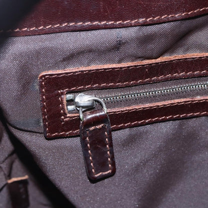 Fendi Vintage Open Tote Zucca Canvas with Leather, BLACK, CANVAS, Tote bag