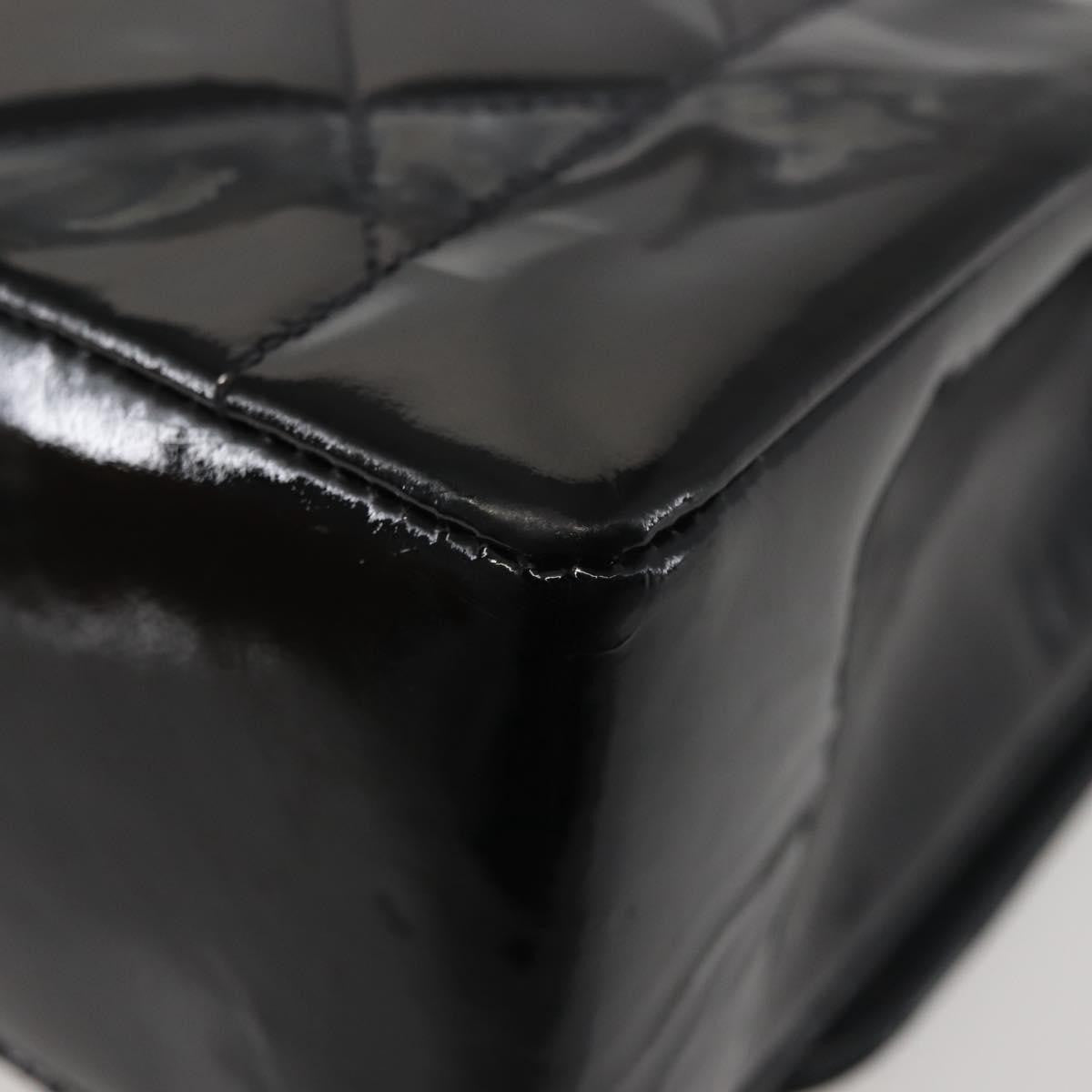Chanel Vintage Diana Flap Bag Quilted Patent, BLACK, PATENT_LEATHER, Shoulder bag
