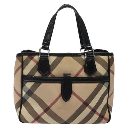 Burberry Nova Check Handbag Nova Check Canvas, BEIGE, CANVAS, Handbag
