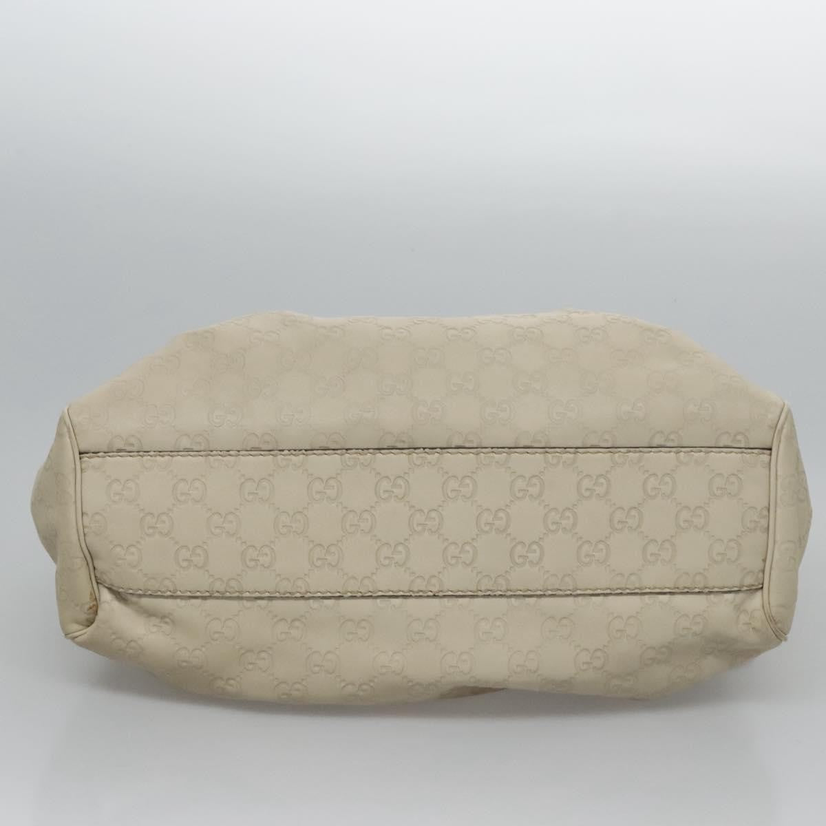 Gucci Sukey Tote Leather, WHITE, LEATHER, Handbag