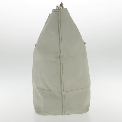 Prada Vintage Handbag Leather, WHITE, LEATHER, Handbag