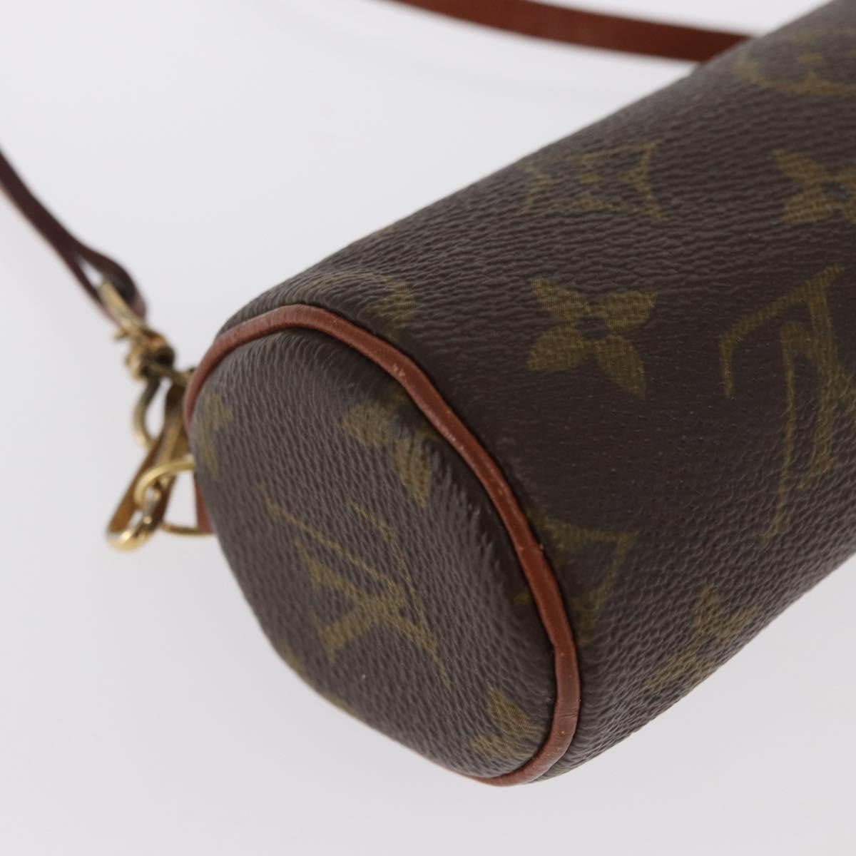 Louis Vuitton Papillon Pochette Monogram Canvas, BROWN, CANVAS, Clutche & pouche