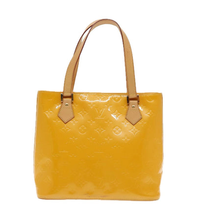 Louis Vuitton Houston Handbag Monogram Vernis, YELLOW, PATENT_LEATHER, Handbag