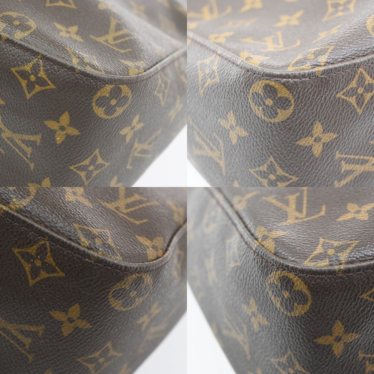 Louis Vuitton Monogram Looping Handbag Monogram Canvas, BROWN, CANVAS, Shoulder bag