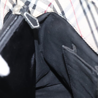 Burberry Nova Check Handbag Nylon, BEIGE, NYLON, Handbag