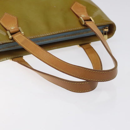 Louis Vuitton Houston Handbag Monogram Vernis, BLUE, PATENT_LEATHER, Handbag