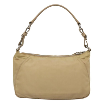 Prada Hobo Tessuto, BEIGE, NYLON, Shoulder bag