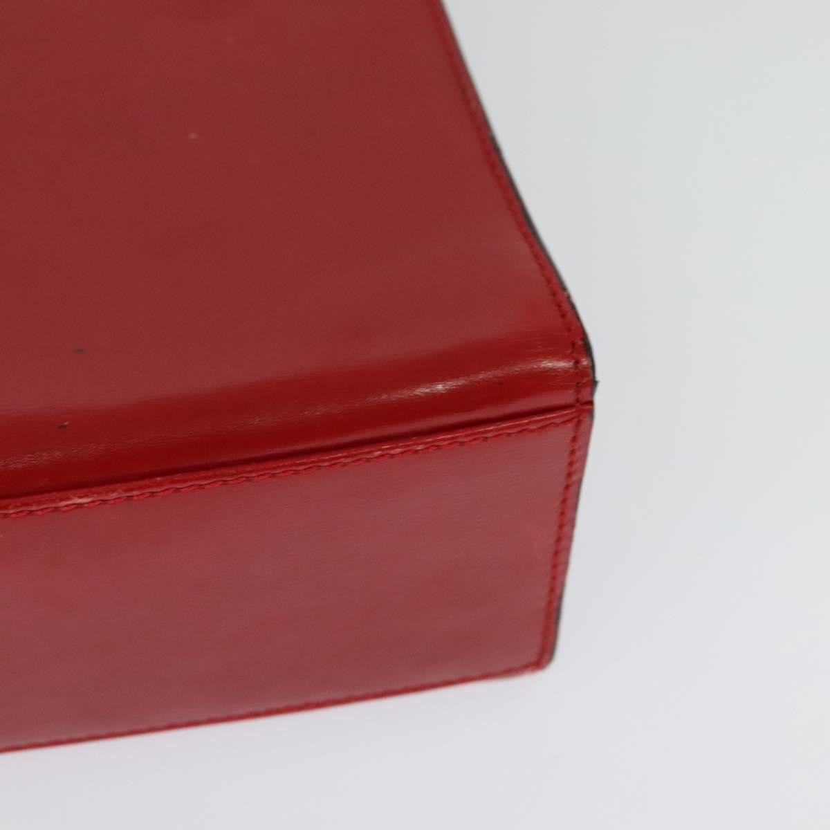 Celine Vintage Logo Top Handle Bag Leather, RED, LEATHER, Handbag