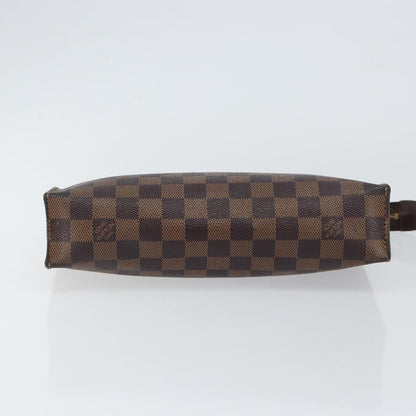 Louis Vuitton Toiletry Pouch Damier, BROWN, CANVAS, Clutche & pouche