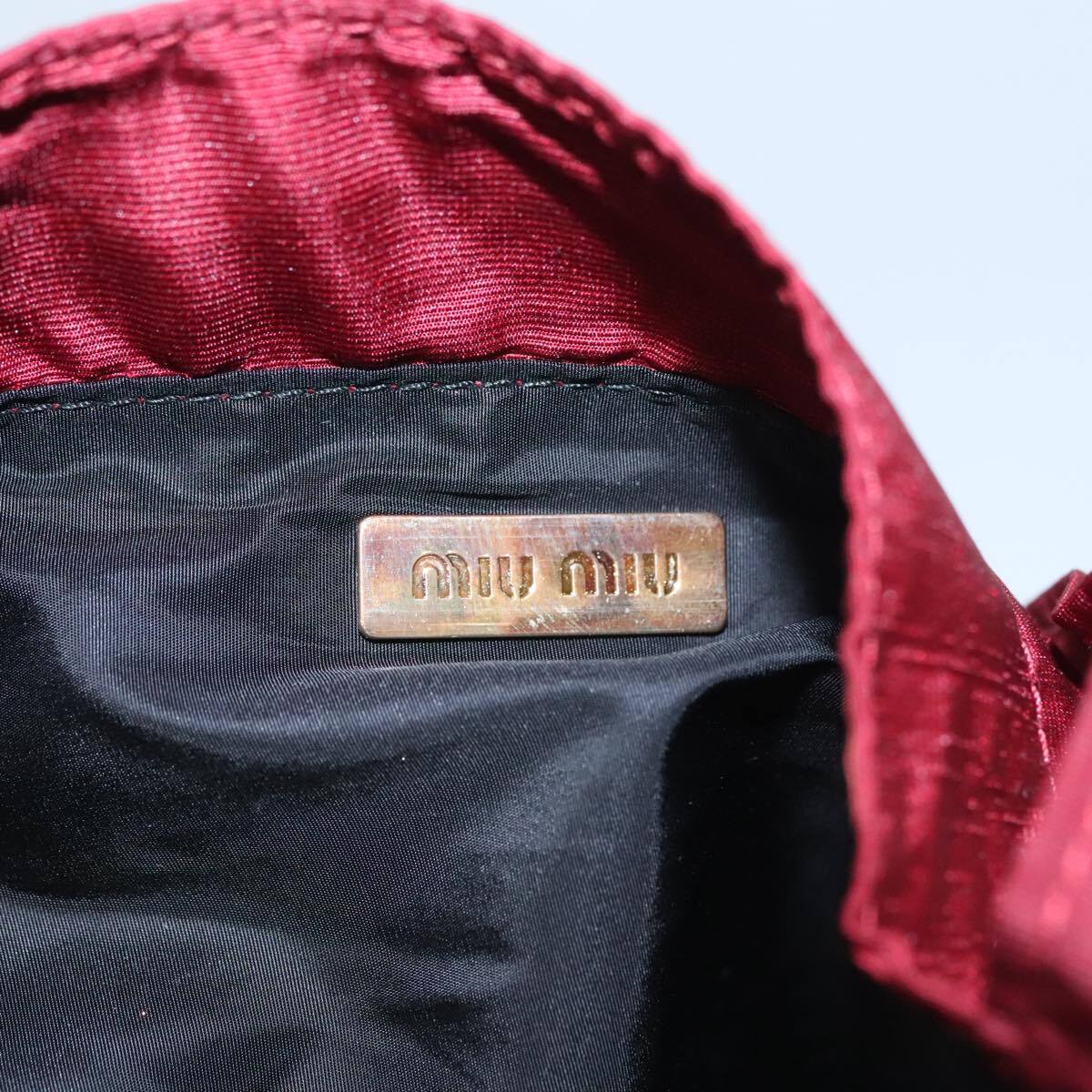 Miu Miu Tote Nylon, RED, NYLON, Tote bag