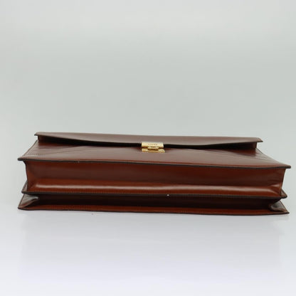 Loewe Anagram Business Leather, BROWN, LEATHER, Briefcase