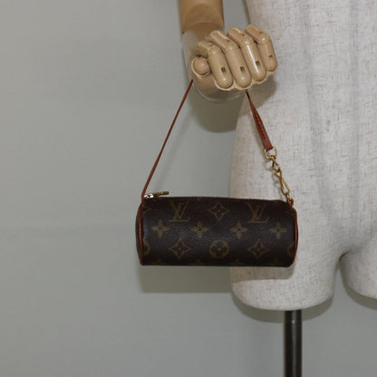 Louis Vuitton Papillon Pochette Monogram Canvas, BROWN, CANVAS, Handbag