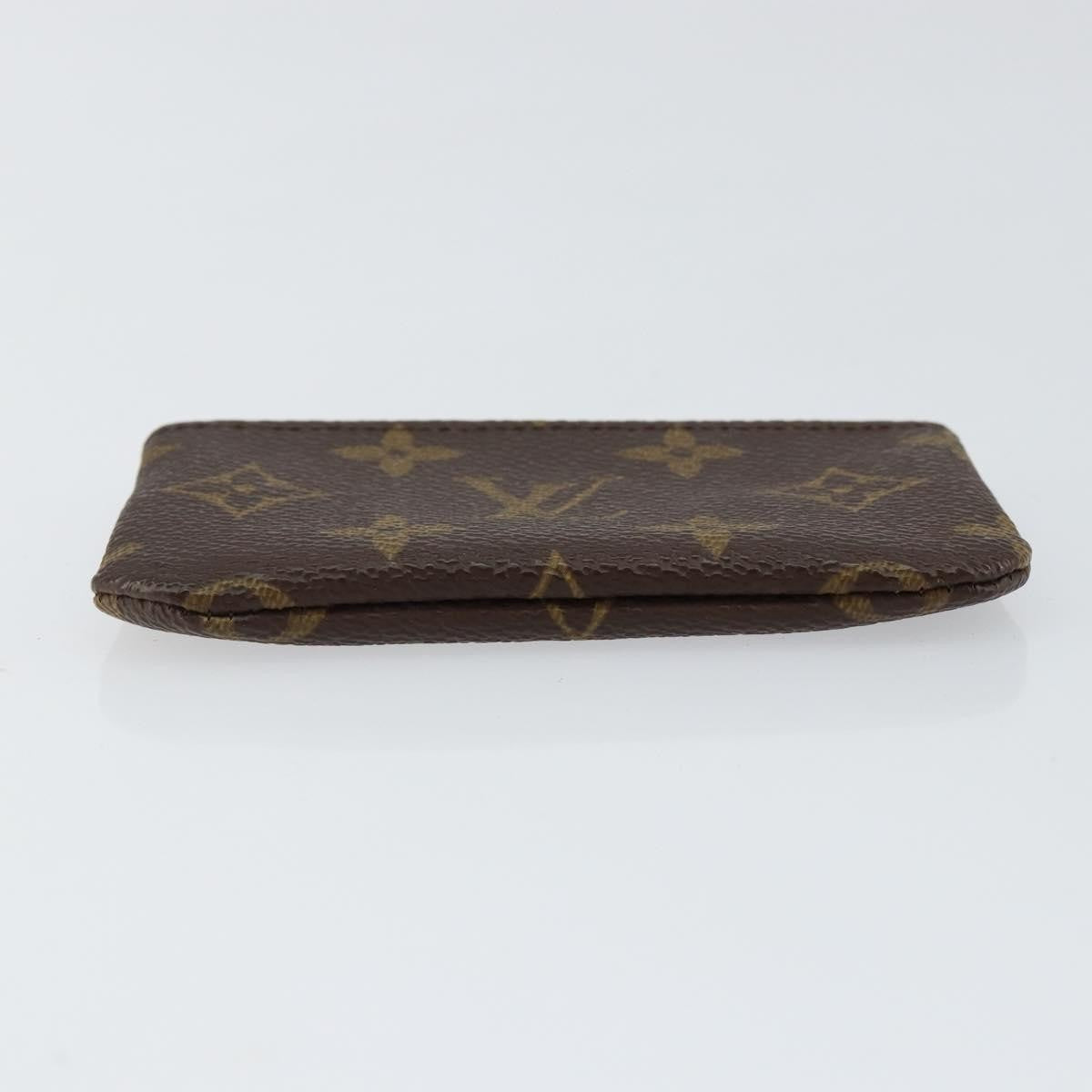 Louis Vuitton Pochette Clés Monogram Canvas, BROWN, CANVAS, Wallets