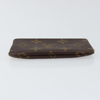 Louis Vuitton Pochette Clés Monogram Canvas, BROWN, CANVAS, Wallets
