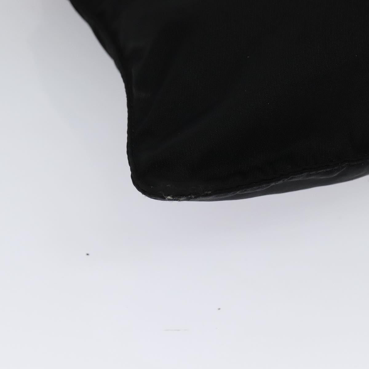 Prada Front Pocket Messenger Bag Tessuto, BLACK, NYLON, Shoulder bag