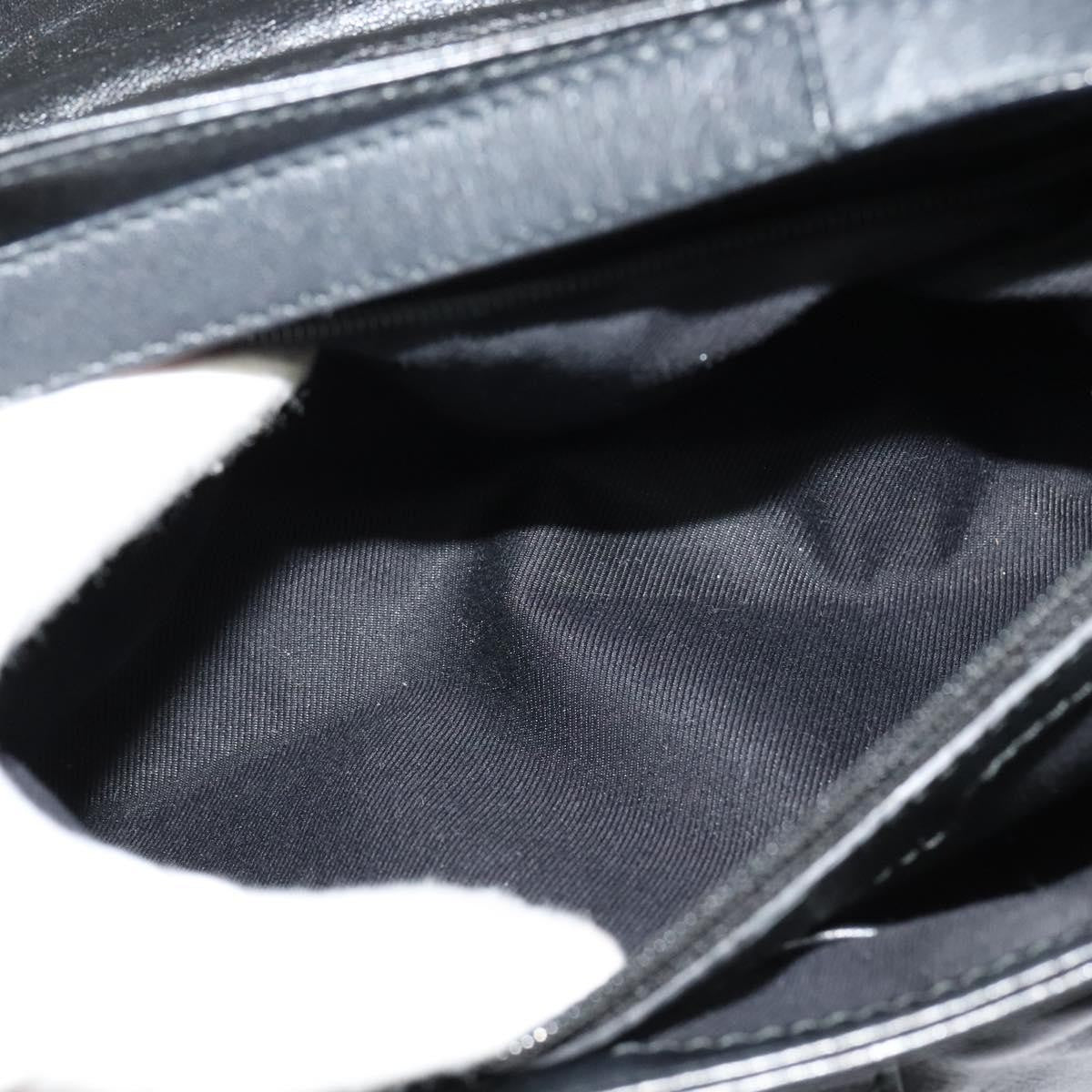 Bvlgari Chandra Flap Shoulder Bag Leather, BLACK, LEATHER, Shoulder bag