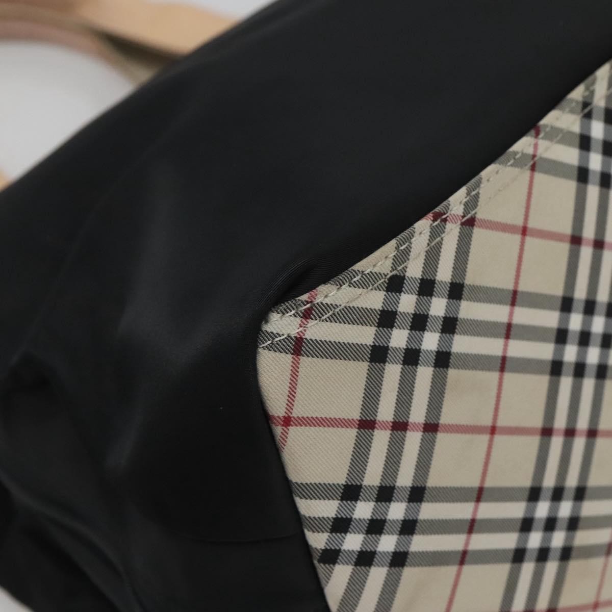 Burberry Vintage Handbag Nylon, BLACK, NYLON, Handbag