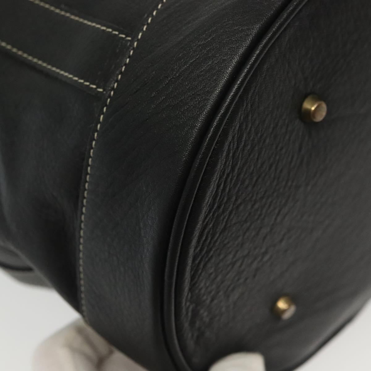 Bally Vintage Shoulder Bag Leather, BLACK, LEATHER, Shoulder bag