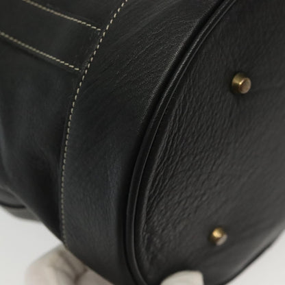 Bally Vintage Shoulder Bag Leather, BLACK, LEATHER, Shoulder bag