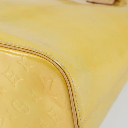 Louis Vuitton Houston Handbag Monogram Vernis, YELLOW, PATENT_LEATHER, Tote bag
