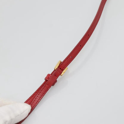 Prada Double Zip Shoulder Bag Nylon, RED, NYLON, Shoulder bag