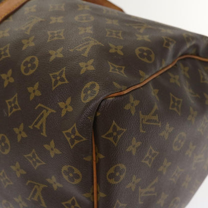 Louis Vuitton Keepall Bag Monogram Canvas, BROWN, CANVAS, Travel bag