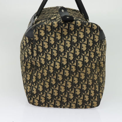 Christian Dior Vintage Trotter Boston Bag Diorissimo Canvas, NAVY, CANVAS, Travel bag