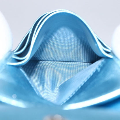 Miu Miu Matelasse Wallet Leather, BLUE, LEATHER, Wallets