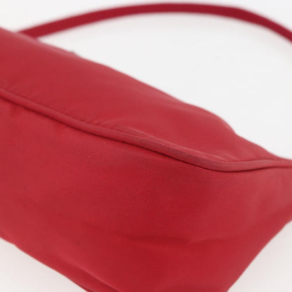 Prada Pochette Shoulder Bag Tessuto, RED, NYLON, Clutche & pouche