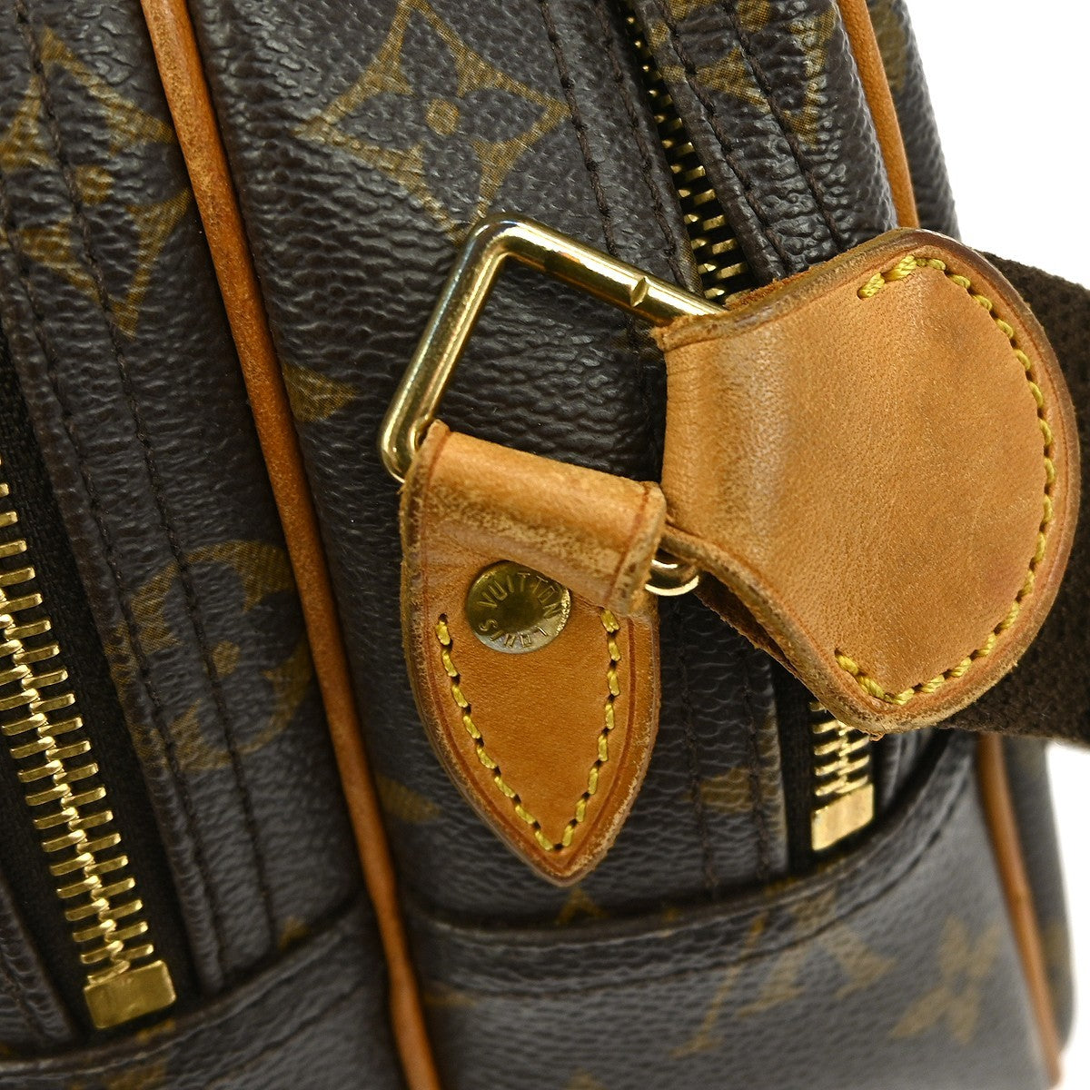 Louis Vuitton Reporter Bag Monogram Canvas, BROWN, CANVAS, Shoulder bag