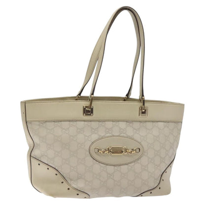 Gucci GG Canvas Bag Canvas, WHITE, CANVAS, Tote bag