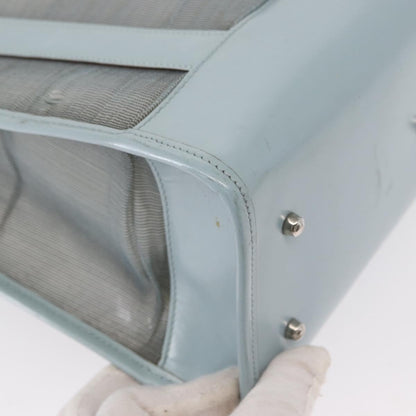 Gucci Vintage tote Leather, BLUE, LEATHER, Tote bag